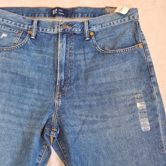 Gap NWT Mens Original Fit Denim Blue Jeans, 38 x 30 - Picture 3 of 10